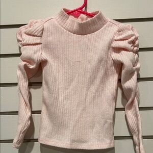 Janie and Jack Pink Ribbed Sweater
